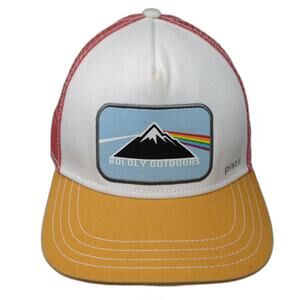 Pistil Boldly Outdoors Snapback Trucker Hat Multi One Size Adjustable Mesh Back
